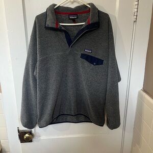 Gray Patagonia pullover